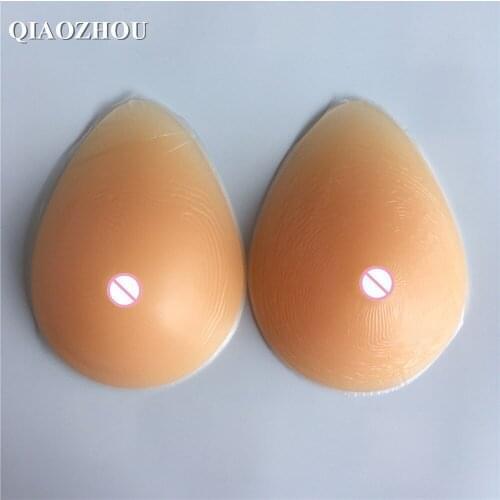 Mastectomy silicone breast form fake breasts boob real soft teardrop shape