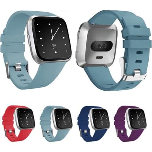 Soft Silicone Smart Watch Band For Fitbit Versa Strap Reverse Sports Wristband Bracelet For Fitbit Versa Lite Sport Wrist Strap