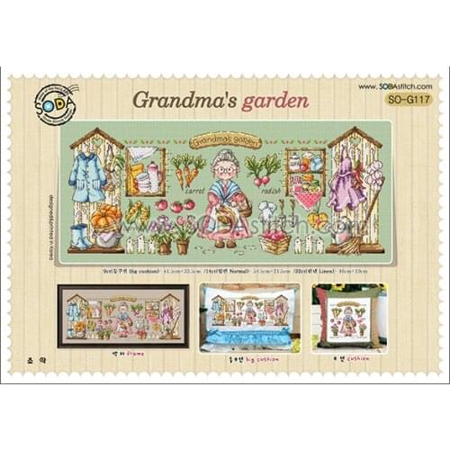 6-mm Rabbit and fox with love cross stitch kit Animal cotton thread Love lock canvas stitching embroidery SODA G117