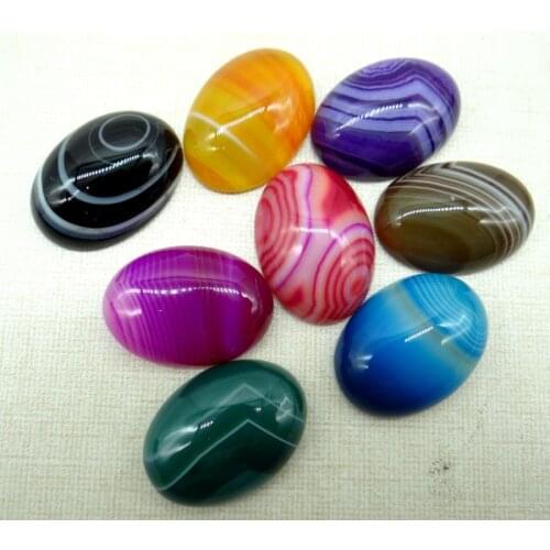 18*25mm Natural stone Quartz crystal lapis tiger eye Turquoises Cabochon Pendant for diy Jewelry making necklace Accessories A4