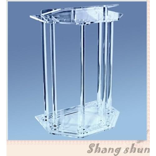Clear Acrylic Podiums Pulpit For Church Classroom Lectern Podium Acrylic Church Pulpit