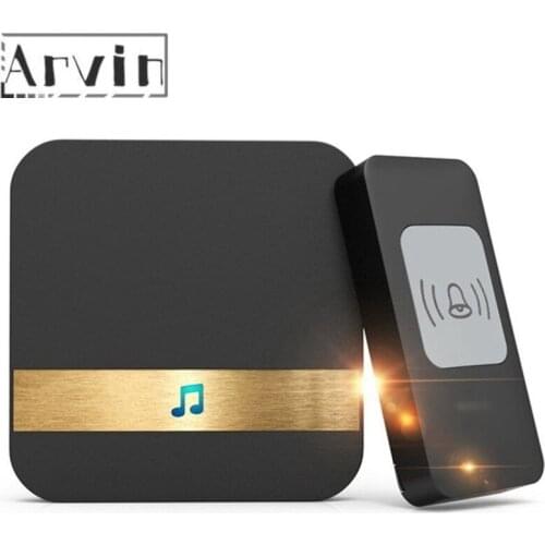 RemoteWireless Doorbell 300M Long Distance Automatic Call Bell Intelligent Electronic Waterproof Bells Smart Home Accessories