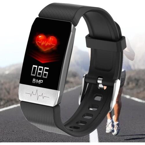 2020 T1 Body Temperature Smart Watch ECG Fitness Tracker Watch Heart Rate Monitor Immunity Smartwatch Men Women for iOS Android