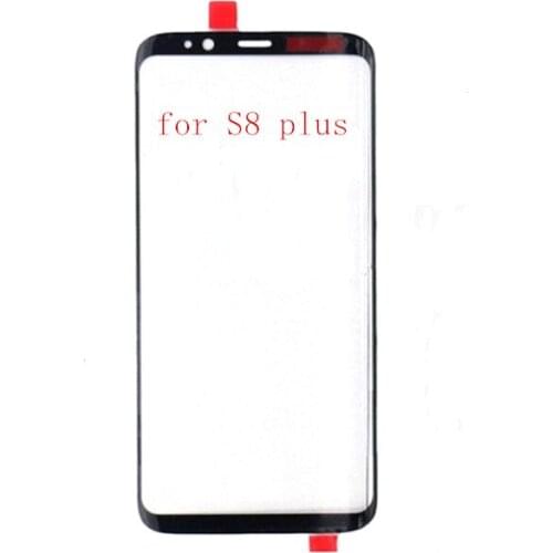 30Pcs/lot Touch panel Replacement For Samsung Galaxy S8 G950 G950F 5.8" / S8+ Plus G955 6.2 " black Front Outer Glass Lens Cover