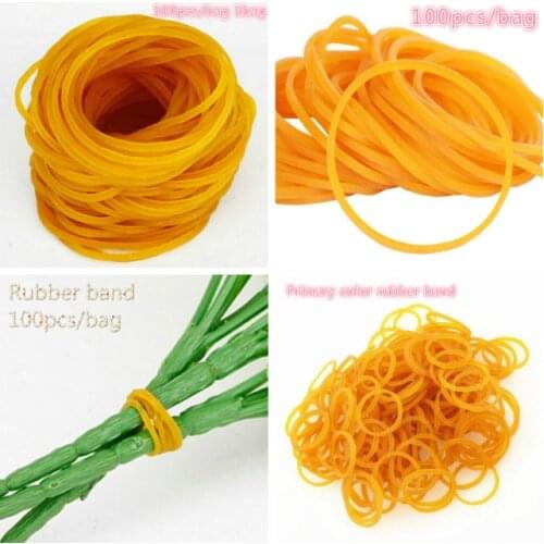 100pcs/bag Rubber Bands, Bank Paper Bills Money Dollars Elastic Stretchable Bands, Sturdy General Purpose Rubber Band
