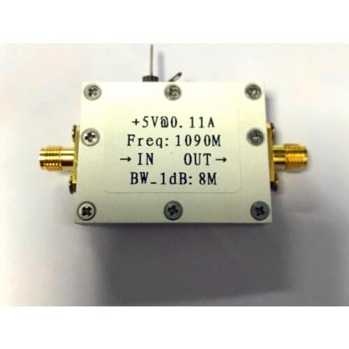 1090m ADS-B Software Radio RF Preamplifier Ultra Low Noise Amplifier LNA 8m Band
