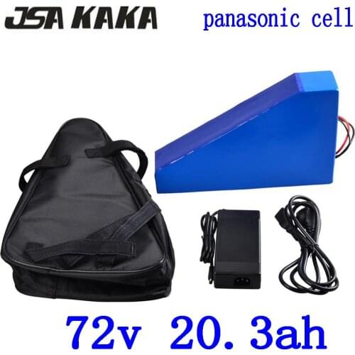 72V 20AH lithium battery 72V 20AH ebike battery 72V 1500W 2000W 3000W electric bike battery use panasonic cell+84V 2A charger