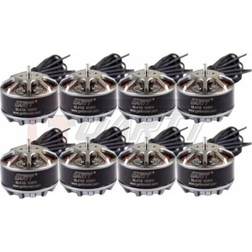 8PCS GARTT Brushless ML 4108 500KV Motor For Multi-rotor Quadcopter Hexacopter RC Drone