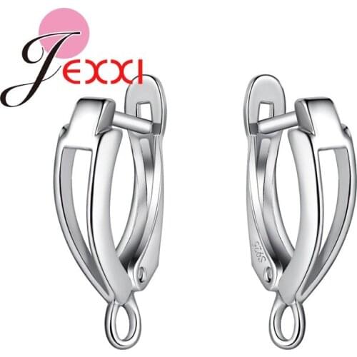 925 Sterling Silver Bass Lever Back Clips Ear Hooks Earrings Findings For Components DIY Jewelry Findings Accessory