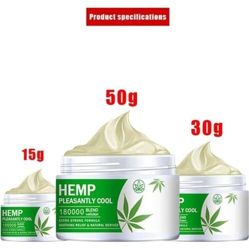 10g/20g/30g/50g Hemp Balm Ointment Rheumatism Arthritis Relieve Muscle Pain Neck Back Shoulder Body Pain Hemp Cream