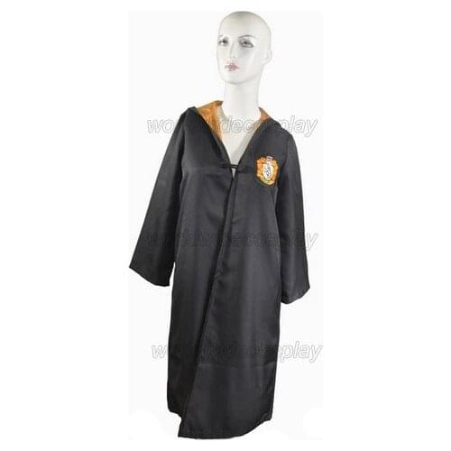 Free Shipping Hufflepuff Cedric Diggory Cosplay Robe Sweater Custom Made for Halloween and Christmas