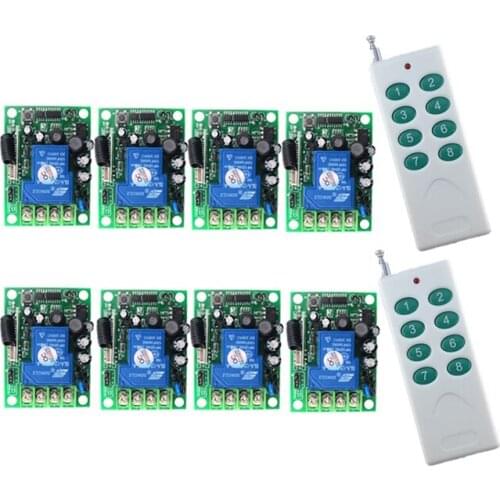 AC 85V 110V 220V 250V 1000W RF Wireless Remote Lighting Switch Without Transmitter For lights,windows