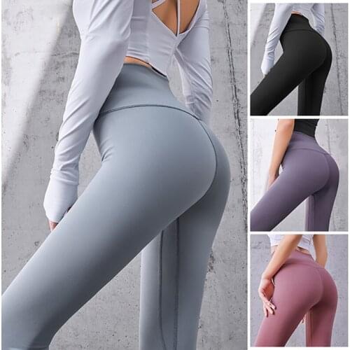 Women Tracksuit Peach Hip Pants Fitness Clothes Tight-fitting High-Waist Stretch Bottoming Hip-lifting Running Sports Yoga Pants