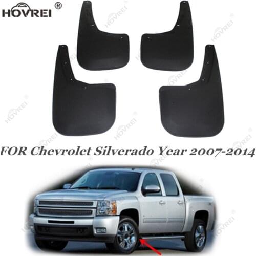 Car mudguard Mud Flaps for chevrolet silverado pick-up 2007 2008 2009 2010 2011 2012 2013 MudFlaps Splash Guards fender