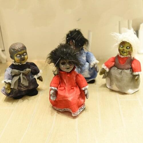 Freaky Doll Halloween Scary Ghost Festival Electric Toys Best Animated Crawling Ghosts Halloween Explosions Horrible Ghost Doll
