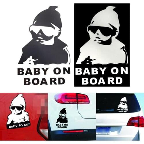 14 * 9CM BABY ON BOARD Kids Car Sticker Warning Decal for Toyota Camry Corolla RAV4 Yaris Highlander/Land Cruiser/PRADO Vios Vit