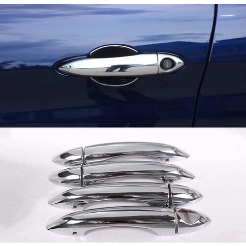 ABS Chrome Car Exterior Door Handle Cover No Hole 8pcs For Alfa Romeo Giulia 2017