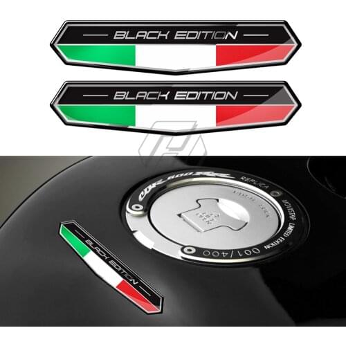 Motorbike Decal Car Sticker Italy Flag Sticker Italia Black Edition Decal Case for Aprilia Ducati Triumph Kawasaki Yamaha Honda
