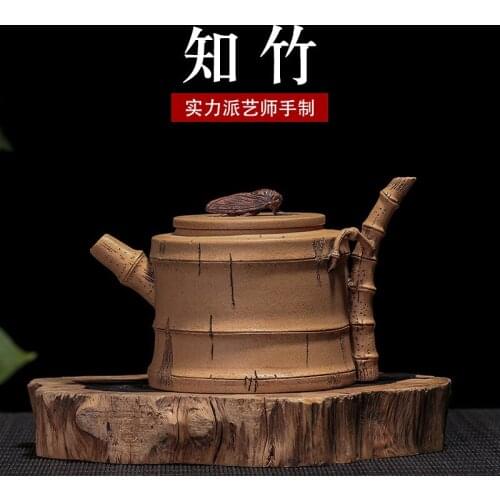 Original Mining Section Nizhi Bamboo Bottle Whole Hand-made Teapot Distribution Retail Wholesale One Substitute