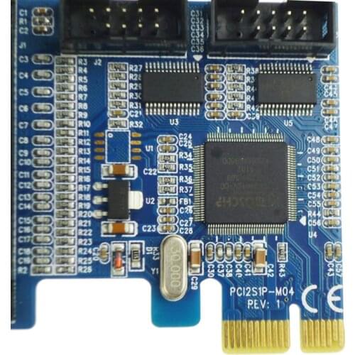 PCIe Combo 2 Serial + 1 Parallel IEEE 1284 Controller card PCI express to printer LPT port + RS232 com port Adapter