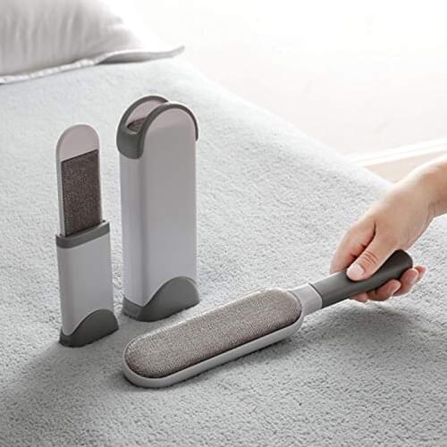 Protable Manual Lint Remover Brush Two-Side Anti-Static Clothes Sheet Dust Cleaning Tools Pet Fur Cleaner Pet Hair Remover