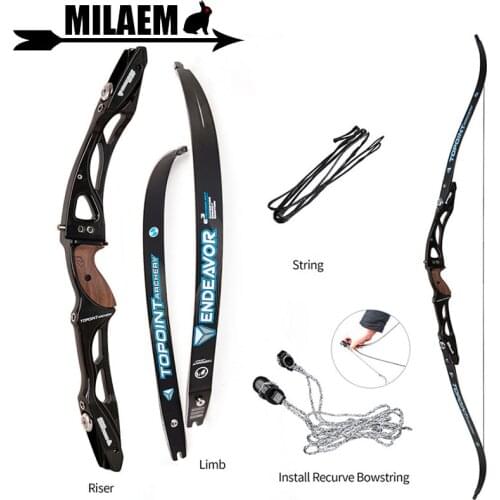 Archery ENDEAVOR Competition Recurve Bow 68inch H25 18-44lbs ILF Bow Limbs ILF Bow Riser Shooting Hunting Training Accessories
