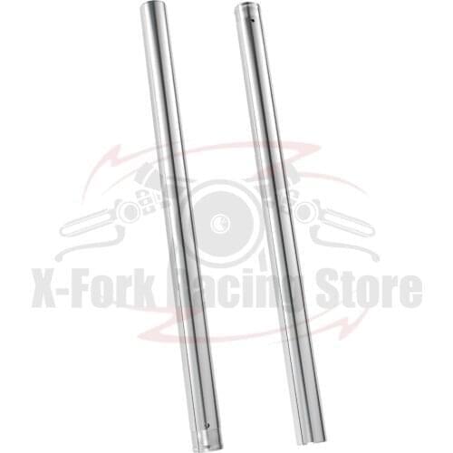 Front Fork Inner Tubes 1 Silver Pair For Honda NC700 2012-2017 2013 2014 2015 2016 Inner Fork Pipes Pair 51410-MGS-D31 41X645mm