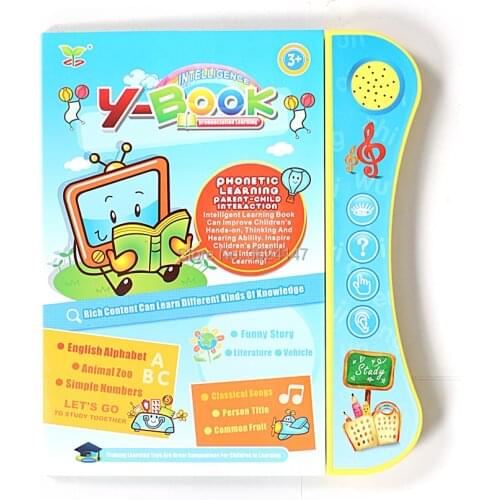 Y-Book Rich content learning English Voice learning book with smart logic pen intelligence Educational learning toy book for kid