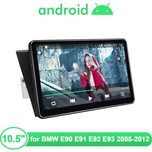 JOYING Android 10.0 Screen 10.5 Inch Car Radio Player 4GB RAM 64GB ROM RDS DSP GPS Naviagtion For BMW E90 E91 E92 E93 2005-2012