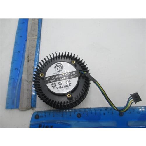 Free Shipping NEW FAN FOR AMD FAN FIRSTD FD6525H12D 1.30A PLB06625B12HH 12v 1.0A Graphics video Card Cooler