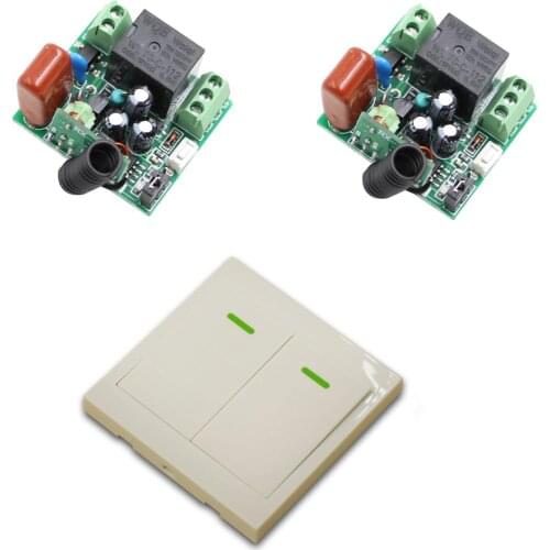 Wireless Remote Controller Switch Wireless Light Switch AC 220V 1CH 1 CH 10A Relay Receiver Transmitter 315Mhz 433Mhz