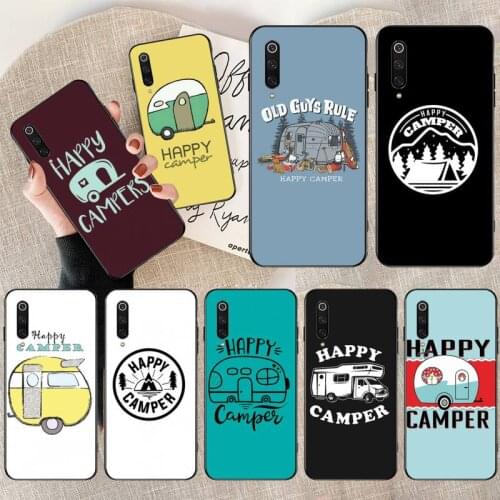 Happy Camper DIY phone Case cover Shell for Xiaomi Mi 10 Pro lite Mi9 9SE 8SE Pocophone F1 Mi 9T Pro