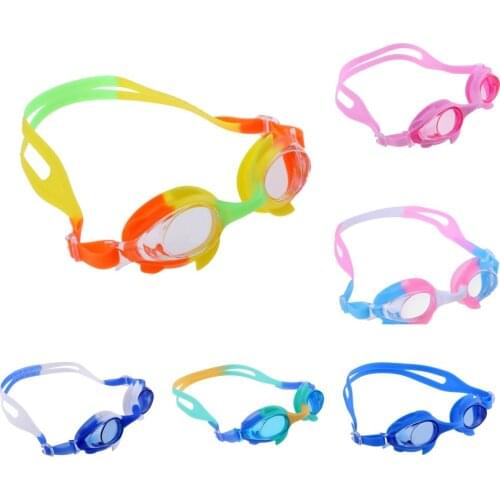 Anti Fog UV Protection Kids Children Swim Eyewear Waterproof Swimming Goggles Glasses & Ear Plugs - Choose Colors