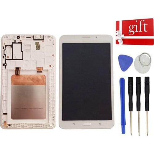 For Samsung Galaxy Tab A 7.0 (2016) SM-T285 T285 LCD Display Screen Panel Module + Touch Screen Digitizer Sensor Assembly Frame