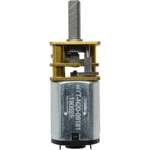 DC 3V 6V 12V 30 40 100 200 1000 2000RPM GA12-N20 N20 Micro Speed Gear Motor Reduction Gear Motors With Metal Gearbox Wheel Diy