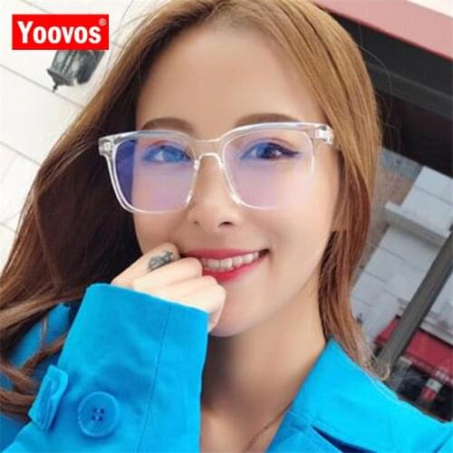 Yoovos Square Glasses Women 2021 Retro Glasses Frame Retro Eyeglasses Women/Men Luxury Rimless Okulary Optical Gafas De Hombre