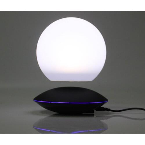 Magnetic Levitation 6 Inch Globe Rotated Floating Seven Color Night Light Festival Christmas Gift Home Office Desk Decoration