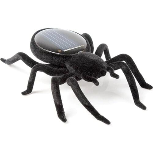 Smallest Solar Power Mini Toy Car Racer Powered funny car gadgets Spider Grasshopper cockroaches plastic Solar Powered Toy