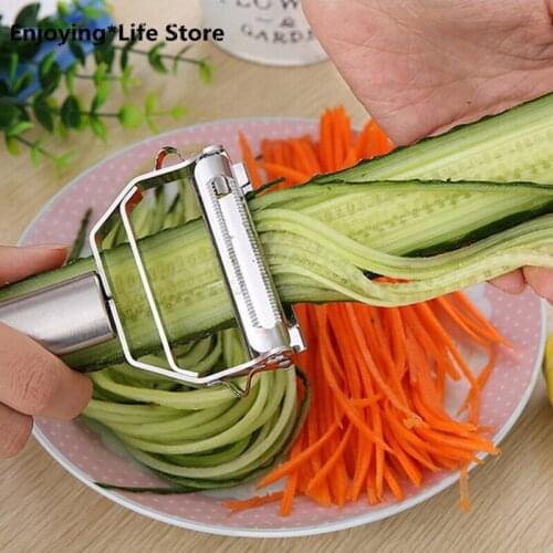Stainless Steel Peeler Vegetable Cucumber Carrot Fruit Potato Double Planing Grater Planing Kitchen Accessories kitchen gadget