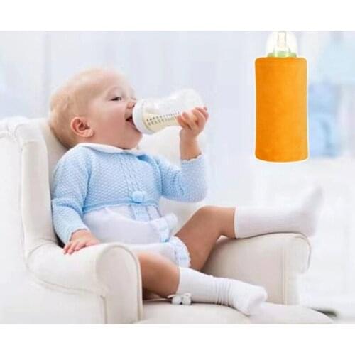 Portable Travel USB Baby Bottle Milk Warmer Infant Feeding Bottle Heated Bag Milk Thermostat Heater