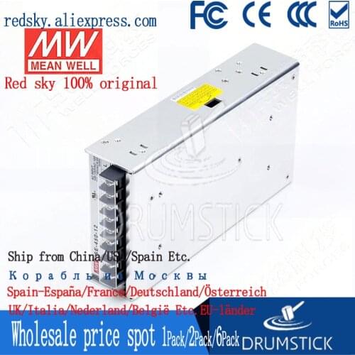 Kindly MEAN WELL 6Pack SE-450-12 12V 37.5A meanwell SE-450 450W Single Output Power Supply
