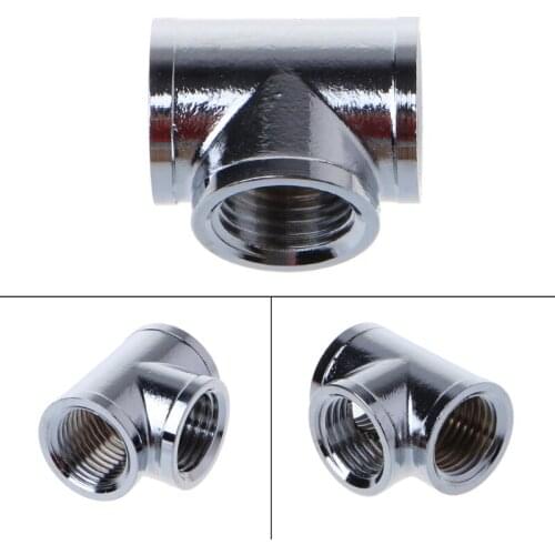 YYDS T Shape Tee Splitter 3 Way Connector G1/4 Thread Computer Water Cooling Fitting
