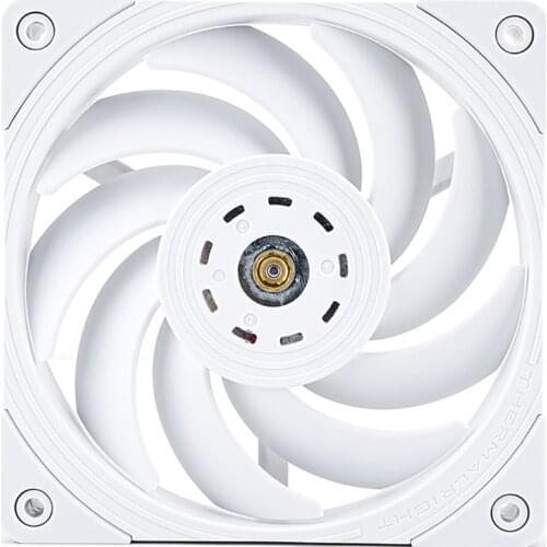 Thermalright TL-B12W White black 4PIN PWM 120mm Computer Case Cooling Fan PBT Wind pressure fan Quiet PC Cooler Fan
