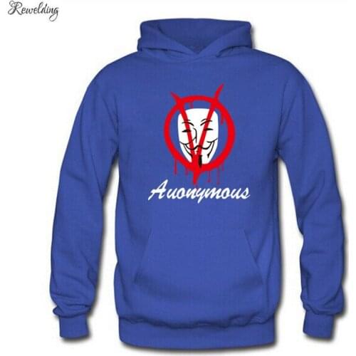 V for Vendetta Printed Hoodies Men Women Fleece Long Sleeve Hip Hop Sweatshirt Pullover Cool Fashion Streetwear Skateboard Hoody