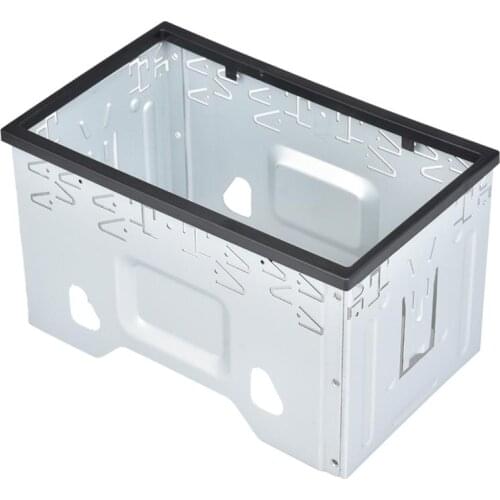 Installation Universal Mounting Frame For 2 Din Car DVD Player Car Radio Cage Iron Frame Plastic Panel With Hardware Accessories