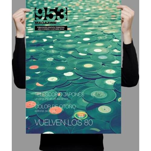 W396 Silk Fabric Poster Wall Art Decor 953 MAGAZIME MUSIC Trend Fashion Decoration Bright Christmas Gift