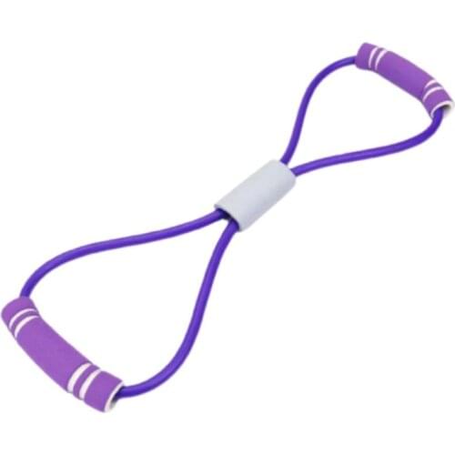 Yoga 8 Word Chest Expander Rope Elastic Rope Chest Expander Back Stretch Band Workout Muscle Yoga Fitness Equipment