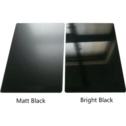 0.2mm Thick 100Pcs Bright/Matt Black DIY Laser Marking Engraving Aluminum Alloy Metal Smooth Office Business Name Card Blank