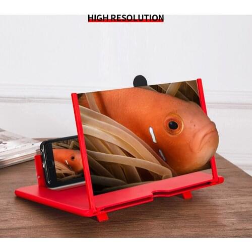 12-inch Mobile Phone Video Amplifier Enlarged Screen Magnifier Portable Cell Phone Amplifier supports all sizes of mobile phones