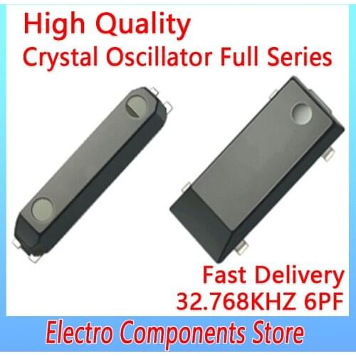 5PCS/Lot 32.768KHZ 32.768K 8.0*3.8MM SMD Quartz Crystal Resonator SMD Passive Crystal Oscillator 4Pin 8038 6PF ±20PPM 8*3.8 4P